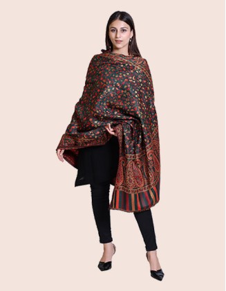 Women's Kani Black Shawl