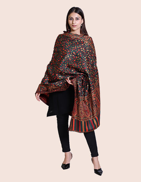 Women's Kani Black Shawl