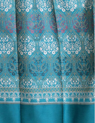 Women's Kashmiri Shawl, Teal