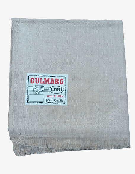 Savie Woollen Gulmarg GENTS LOHI Shawl Plain GENTS Pashmina Feel Gulmarg Lohi