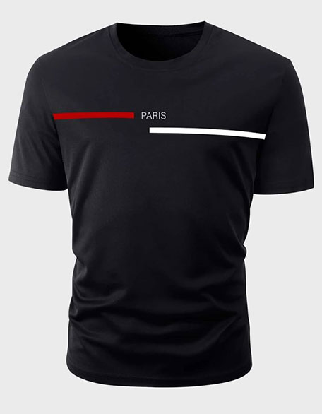 Stylish Dryfit T-shirt for men (Black)