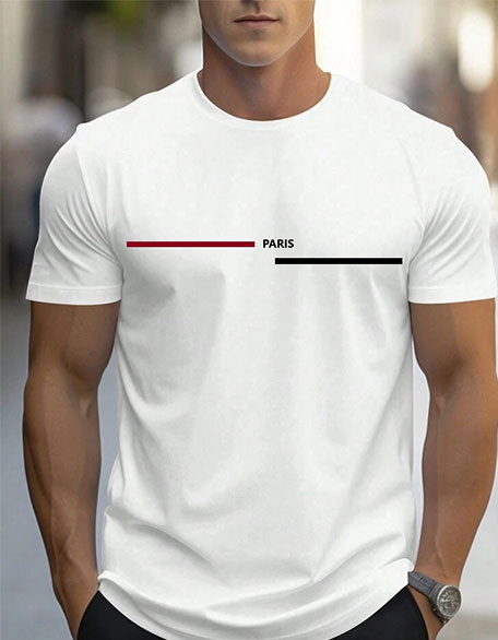 Stylish Dryfit T-shirt for men (White)